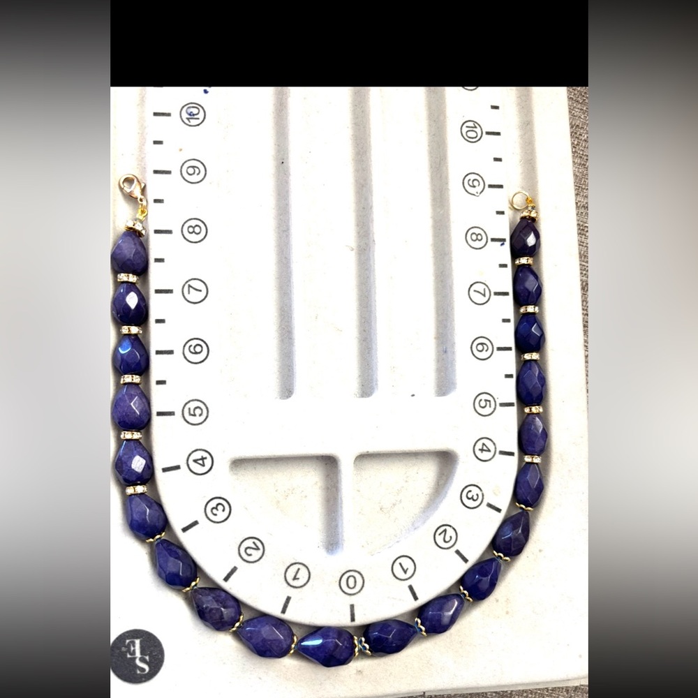 Mineral Grade 18” Blue Sapphire Necklace